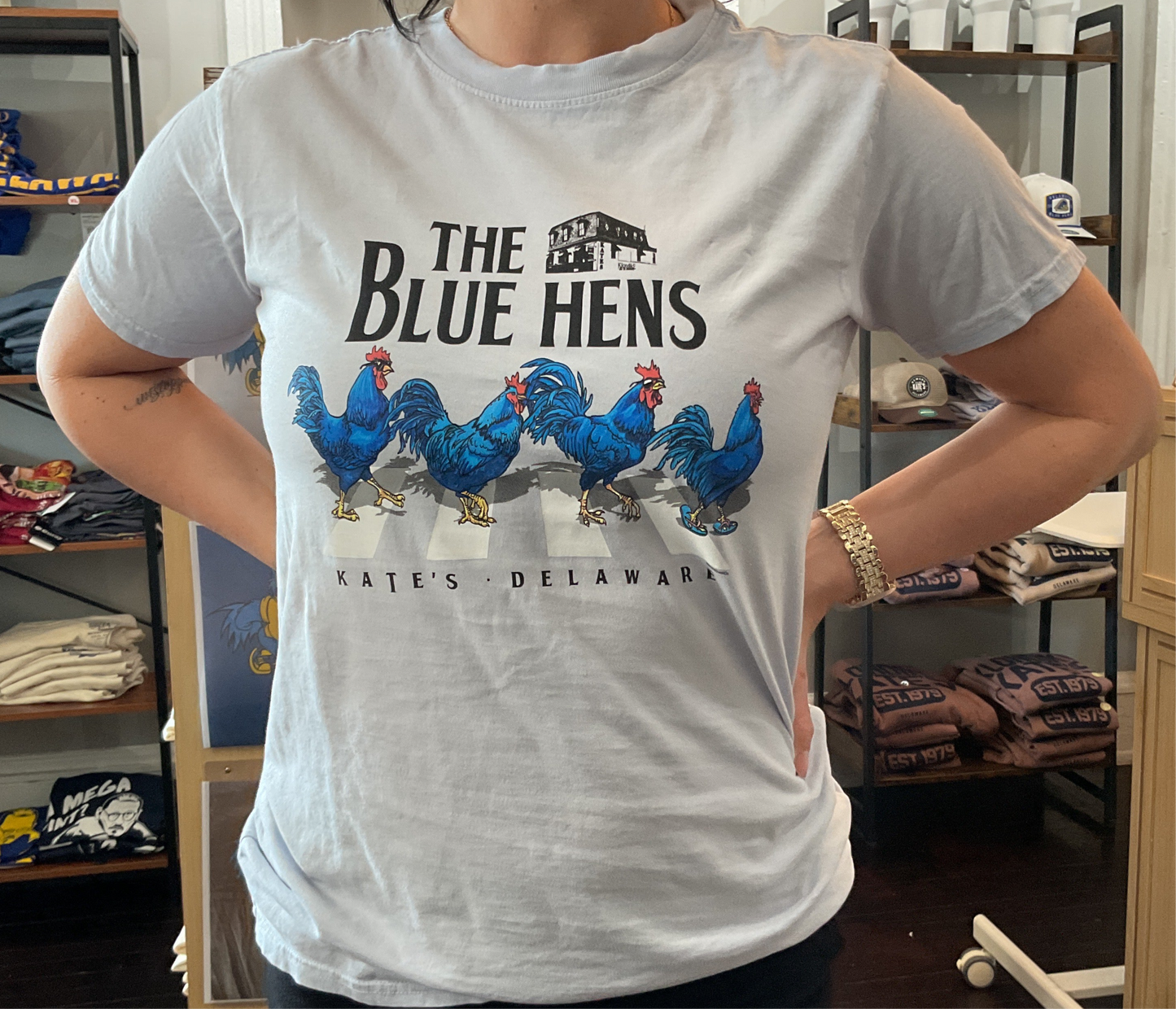 Blue Hens Crossing T-shirt