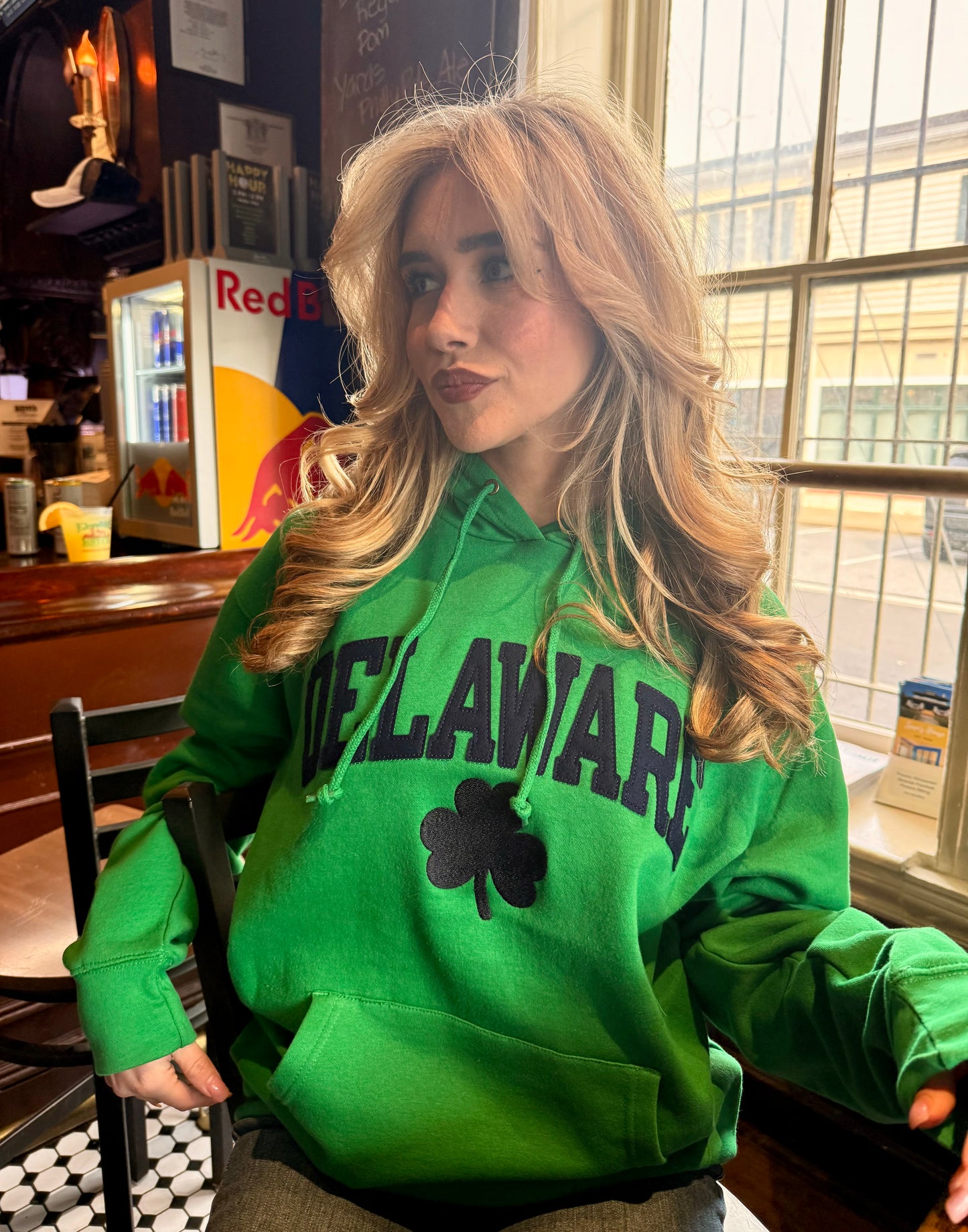 Embroidered St Patty’s Delaware Hoodie