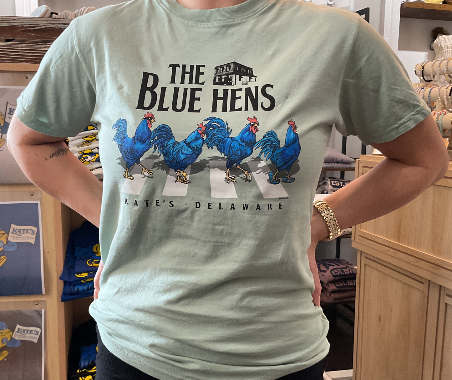 Blue Hens Crossing T-shirt