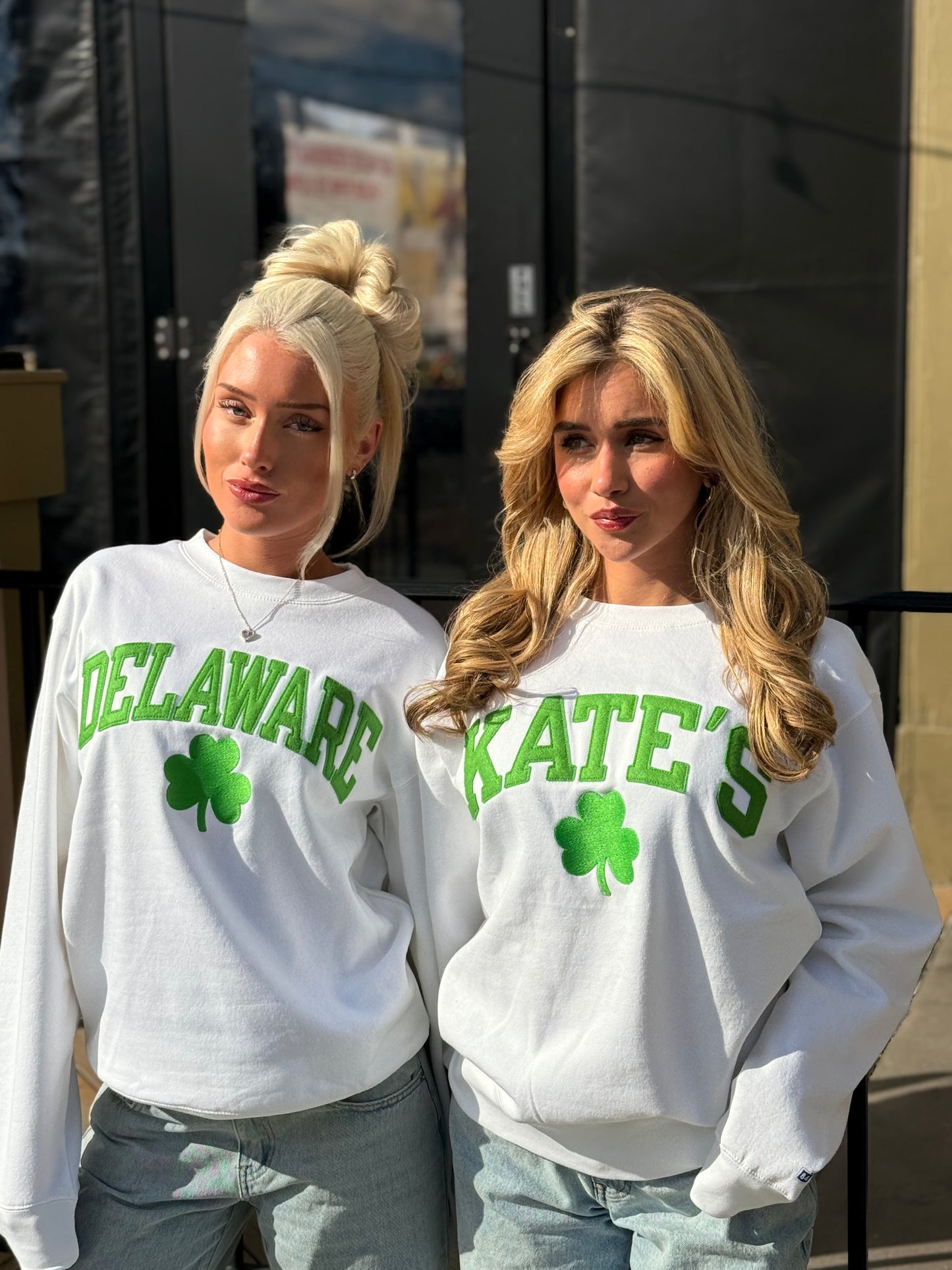 Embroidered White Delaware St. Patty’s Crew