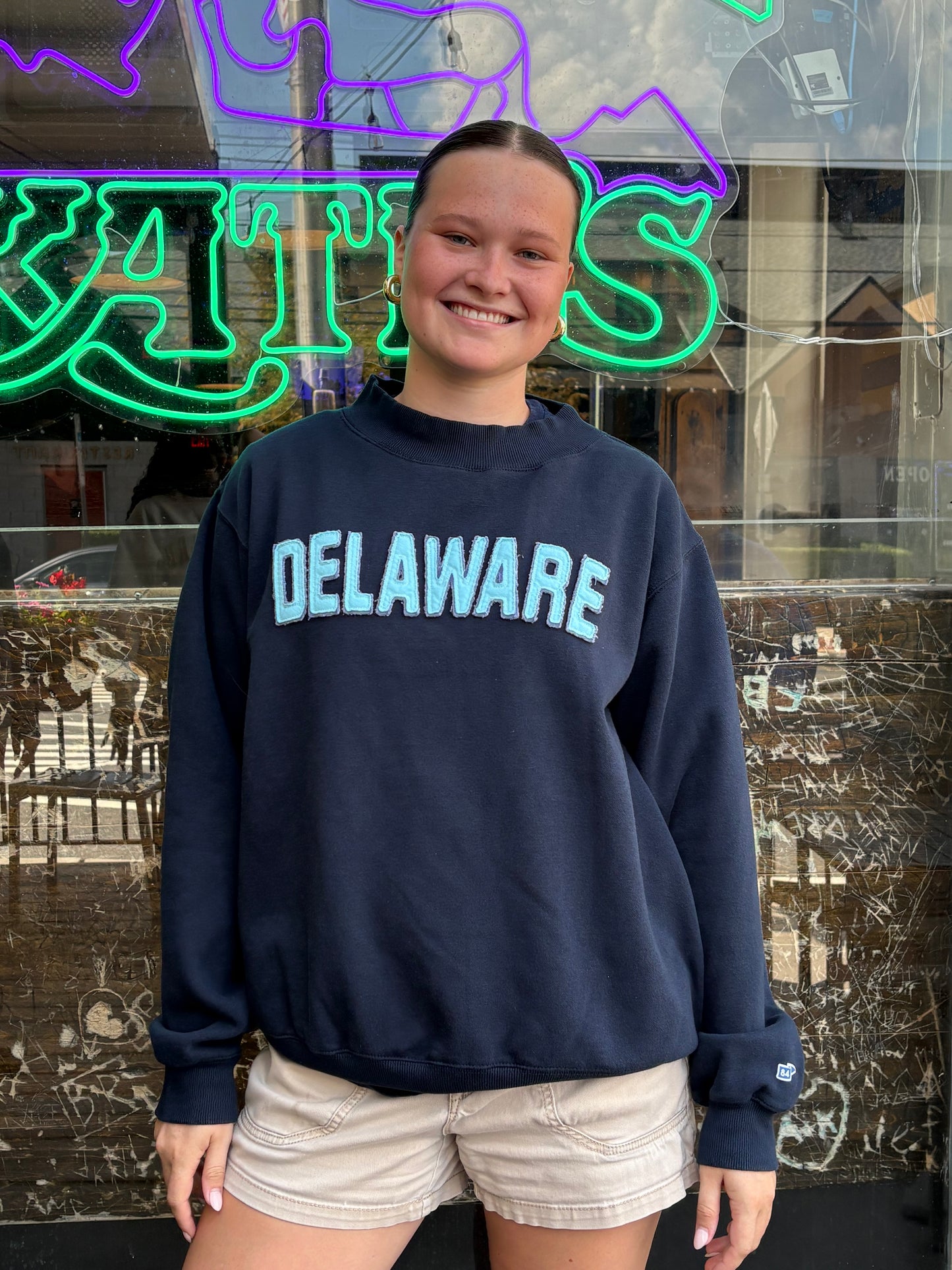 Navy Delaware Mock