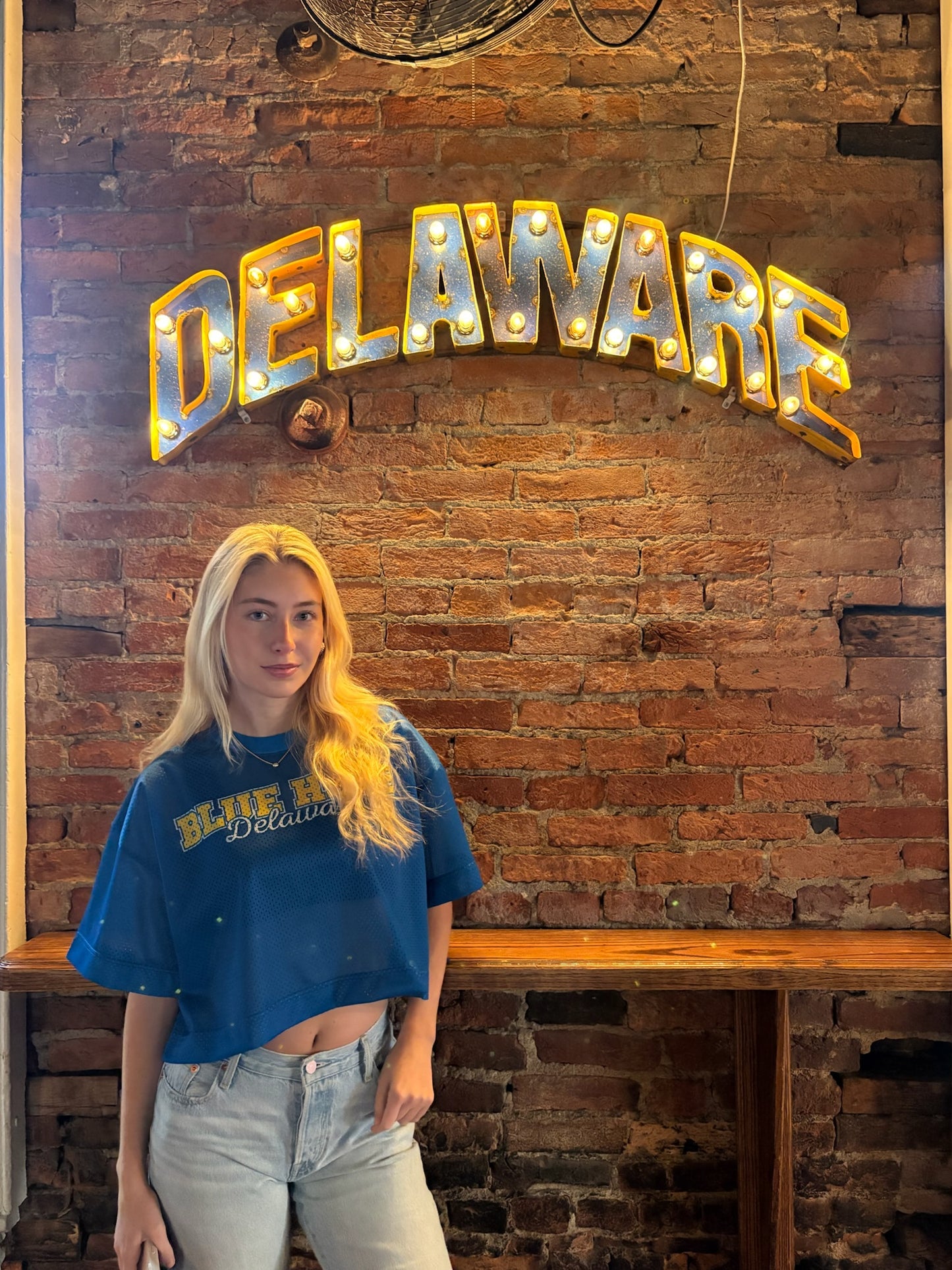 Blue Hens Crop Practice Jersey